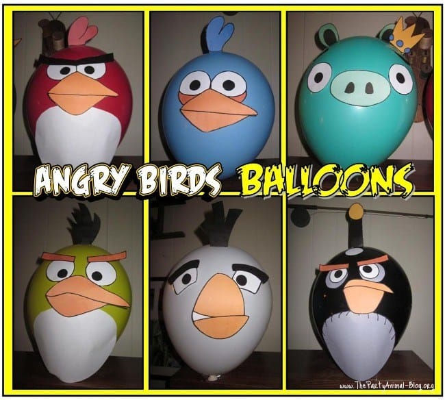 Angry Birds balloon printables