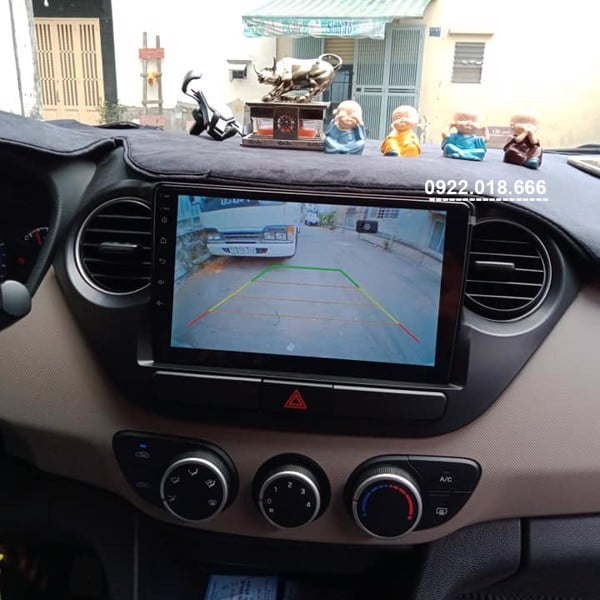 Màn Hình DVD Android Hyundai I10 2020 - 2021 Cấu Hình Cao Cắm Sim 4G