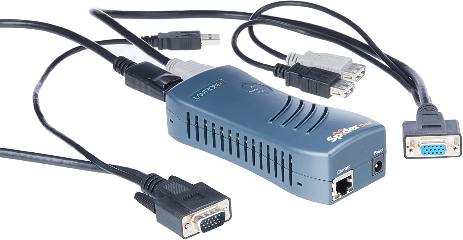 1PORT Local + Remote USB Securelinx Spiderduo KVM Over IP : Electronics - Amazon.com