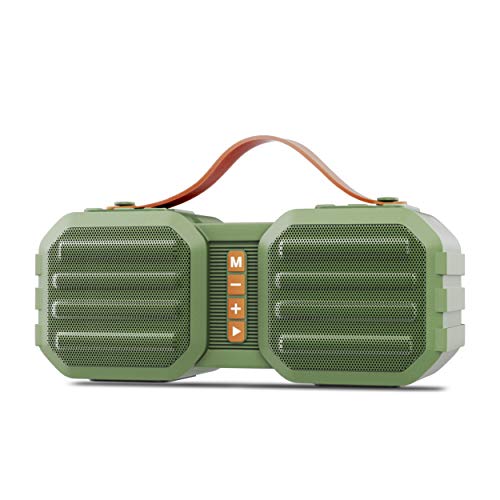 Zebronics Sound Feast 50 Portable Speaker Supporting Bluetooth, pendrive, mSD Slot, FM, Aux Input,Call Function (Green)