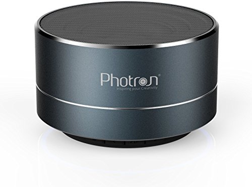 Photron P10 Wireless 3W Super Bass Mini Metal Aluminium Alloy Portable Bluetooth Speaker with Mic (Deep Cobalt)