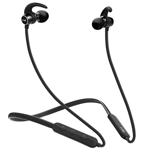 boAt Rockerz 255 in-Ear Earphones with 8 Hours Battery, IPX5, Bluetooth V5.0 and Voice Assistant(Active Black)