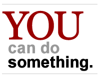 YOU can do something.