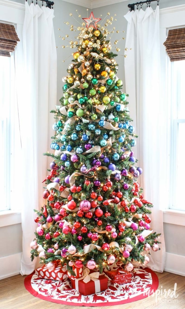 Gradient Rainbow Christmas Tree 2