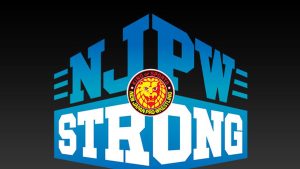 The logo for NJPW Strong.