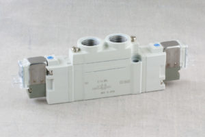 Pneumatic valve. Pad & Ink cup carriage front/back