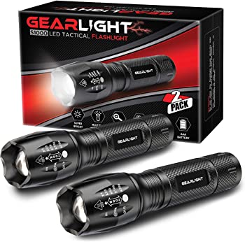 GearLight LED Flashlight S1000
