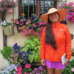 Miss Ly's top style on the Camino!