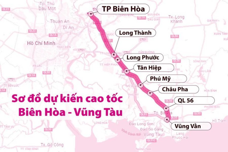 Thủ tướng phê duyệt chủ trương đầu tư cao tốc Biên Hòa - Vũng Tàu