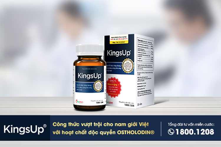 KingsUp giúp cải thiện tình trạng tinh trùng yếu, loãng 1