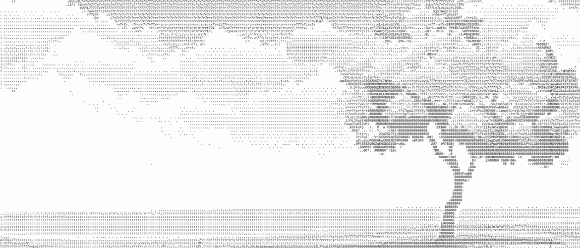 Creating a basic ASCII image. 