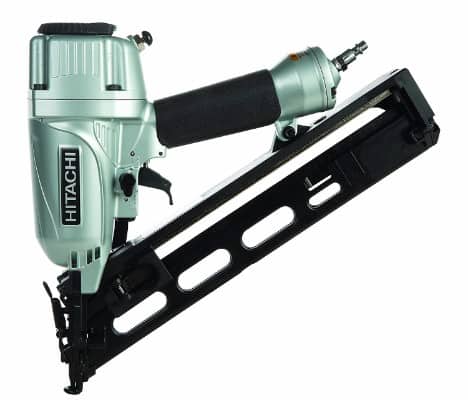 #6 Hitachi NT65MA4 1-1-4 Inch to 2-1-2 Inch 15-Gauge Angled Finish Nailer with Air Duster