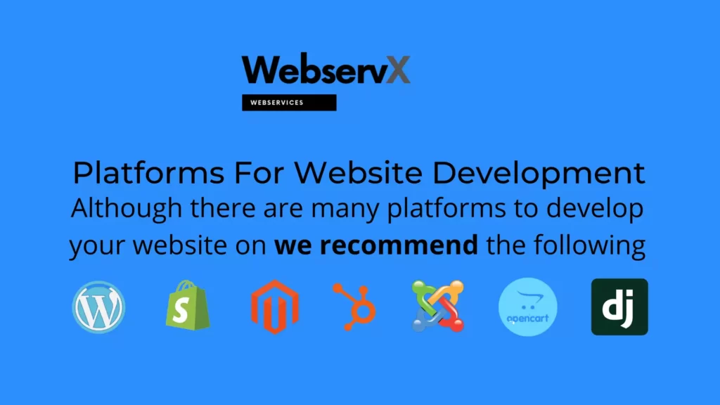 Platform For website development