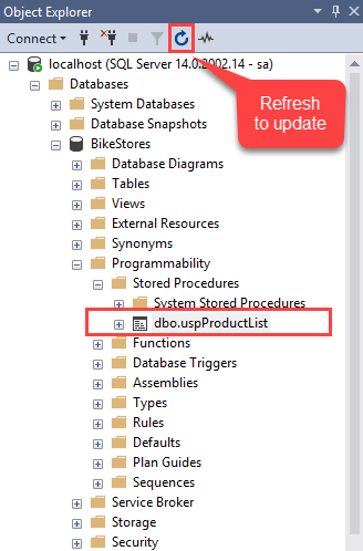 Tạo stored procedure đơn giản trong SQL Server