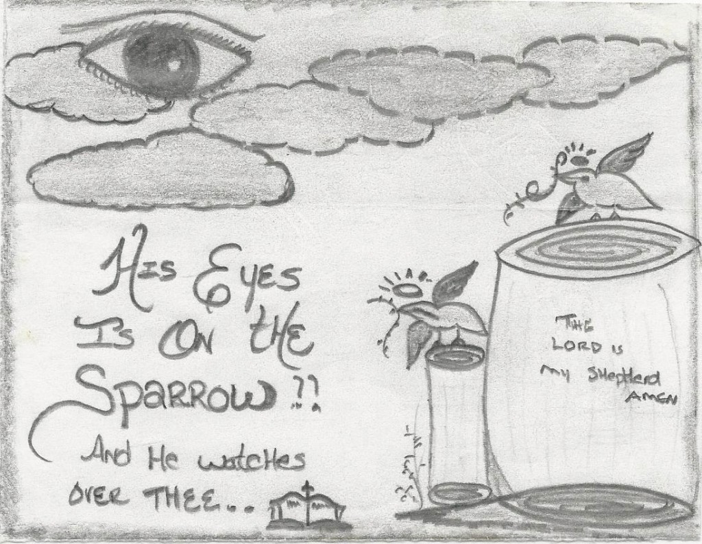 His eye is on the Sparrow Artist: Latasha