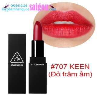 Son 3CE Dangerous Matte Lip Color #707 Keen