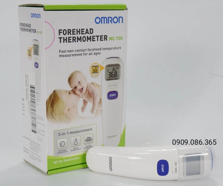 Máy đo thân nhiệt Omron MC-720 hỗ trợ kiểm tra nhiệt độ nhanh chóng, giúp người dùng kiểm soát sức khỏe, bên cạnh đó cũng hỗ trợ đo nhiệt độ phòng chống dịch bệnh nơi đông người