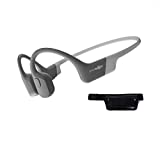 AfterShokz Aeropex - Open-Ear Bluetooth Bone Conduction Sport Headphones - Sweat Resistant Wireless Earphones for Workouts and Running - Built-in Mic - with Sport Belt