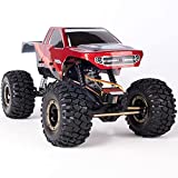 Redcat Racing Everest-10 Electric Rock Crawler with Waterproof Electronics, 2.4Ghz Radio Control (1/10 Scale), Red/Black
