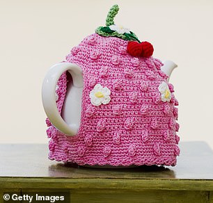 Uncanny: A knitted tea cosy