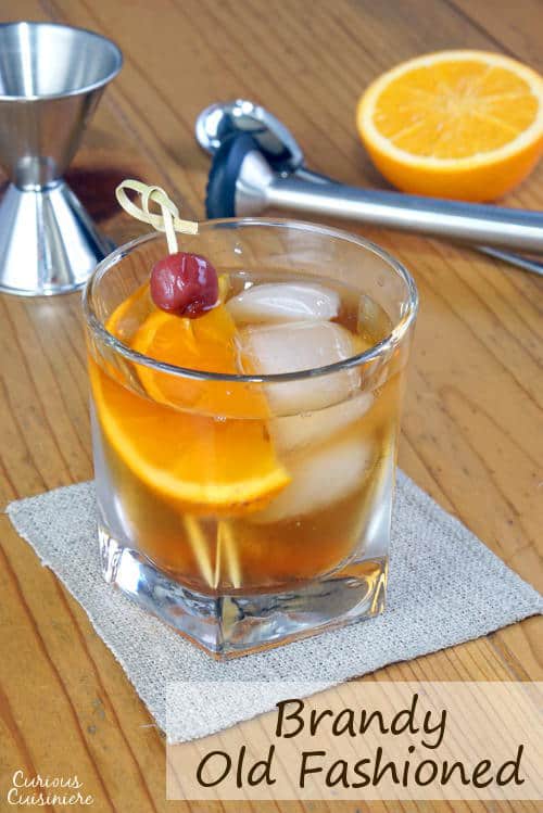 Whether you like your Brandy Old Fashioned sweet or sour, this Wisconsin take on the classic cocktail is the perfect drink for sipping as you grill up some brats or enjoy a classic fish fry. | www.CuriousCuisiniere.com