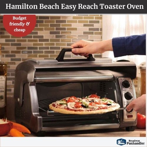 image of Hamilton Beach 6-Slice Easy Reach Toaster Oven with Convection
