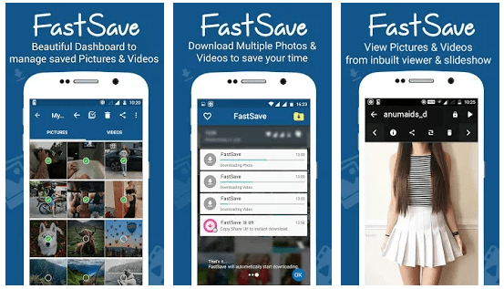 Screenshot of FastSave
