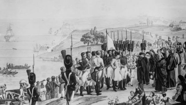 نابليون يصل إلى منفاه في جزيرة إلبا في 4 مايو 1814