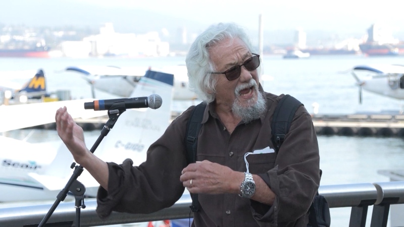 David Suzuki went on a profanity-laden rant at a Vancouver tourism event on Oct. 14, 2022. 