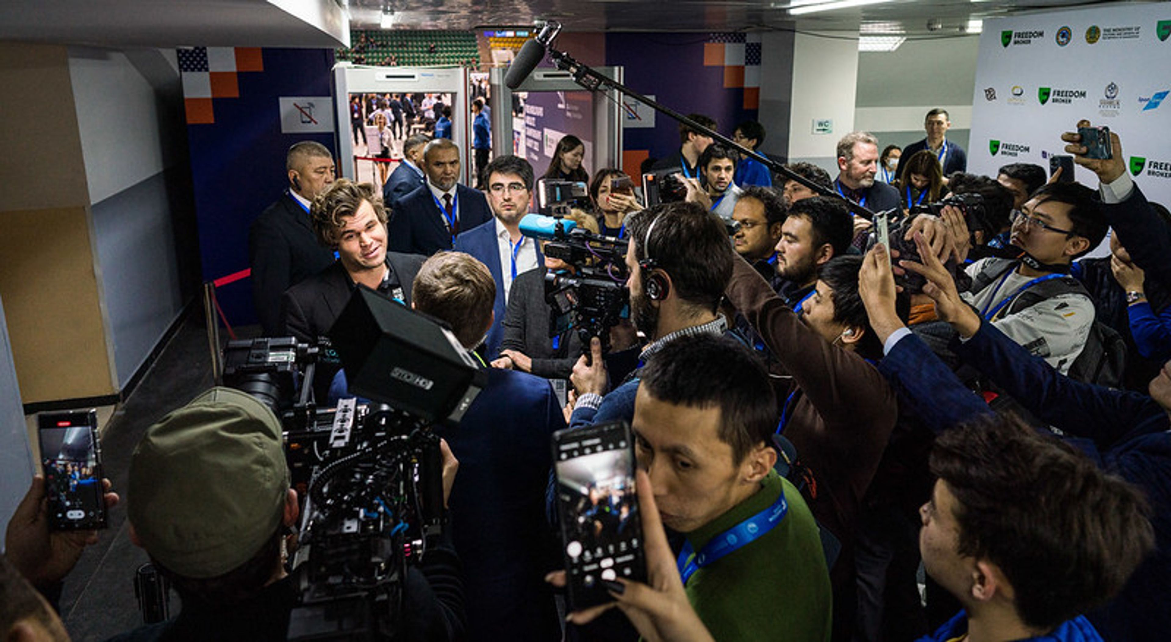 Magnus Carlsen and the press