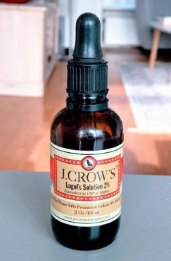 iodine j.crow's lugol's solution improvement warrior