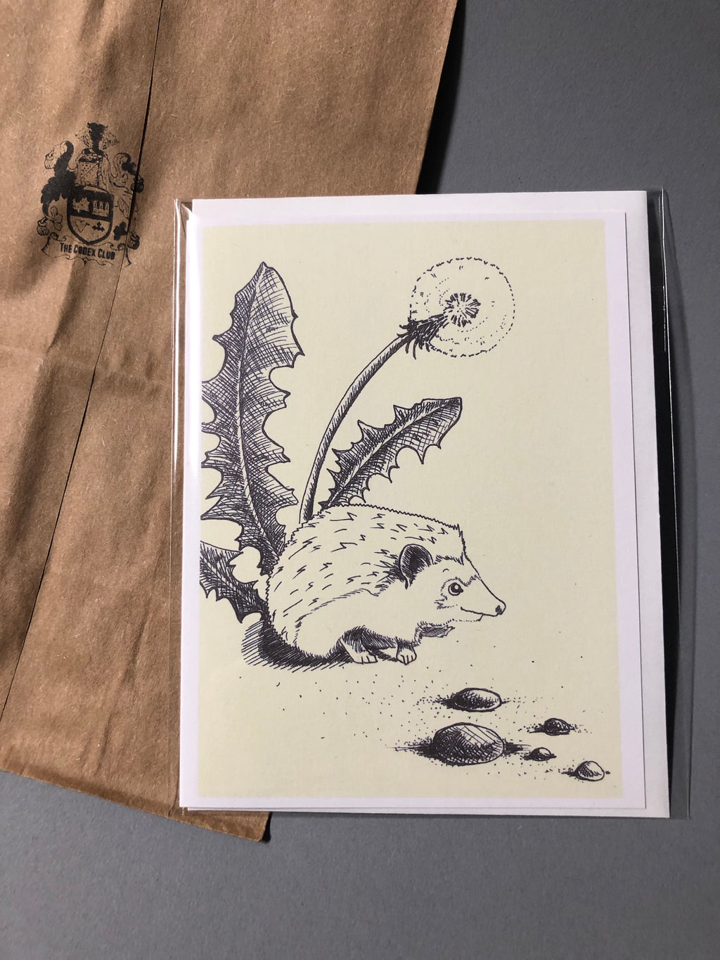 Dandelion Hedgehog Card, designed by Emily Heron