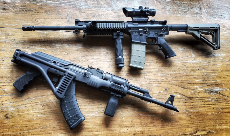 Choosing between the AR-15 and the AK-47