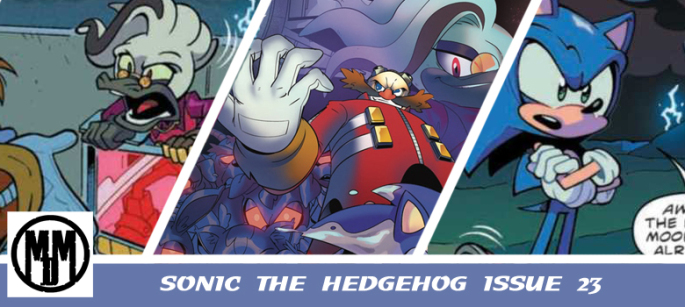 Sonic The hedgehog Issue 23 IDW Header