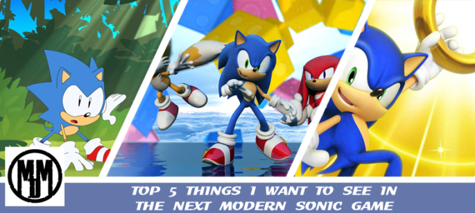 SEGA Sonic the hedgehog 30th anniverday top 5 things i want to see in the next modern game list header