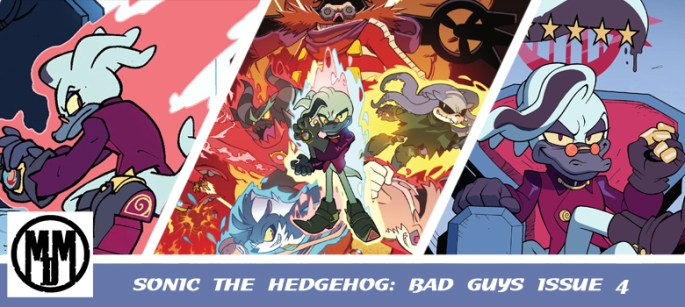 IDW sonic the hedgehog bad guys issue 4 comic review header