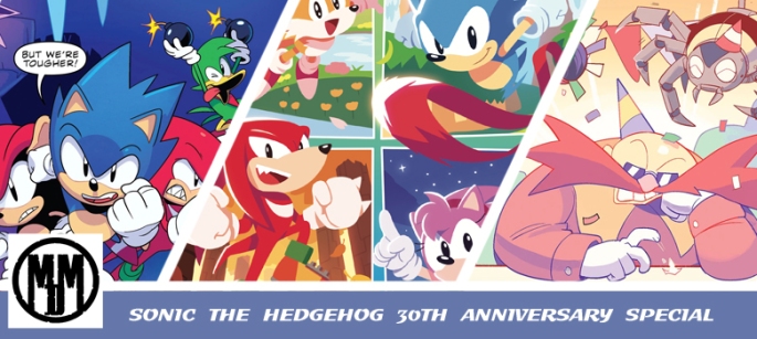 SONIC THE HEDGEHOG 30TH ANNIVERSARY SPECIAL IDW COMIC REVIEW HEADER