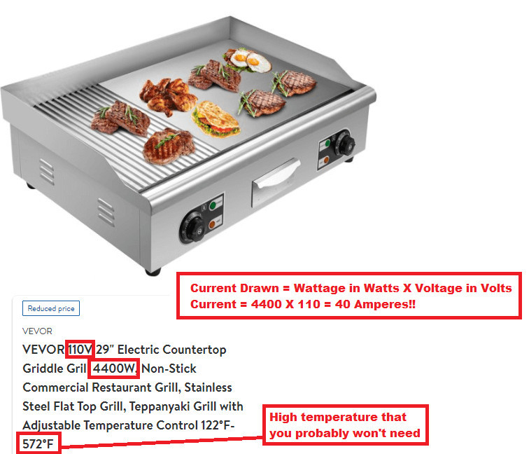 Electric Grill Amperage