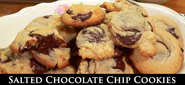 Salted Chocolate Chip Cookies, slider.