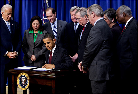 President Obama signed the $858 billion tax and unemployment insurance bill into law on Friday.